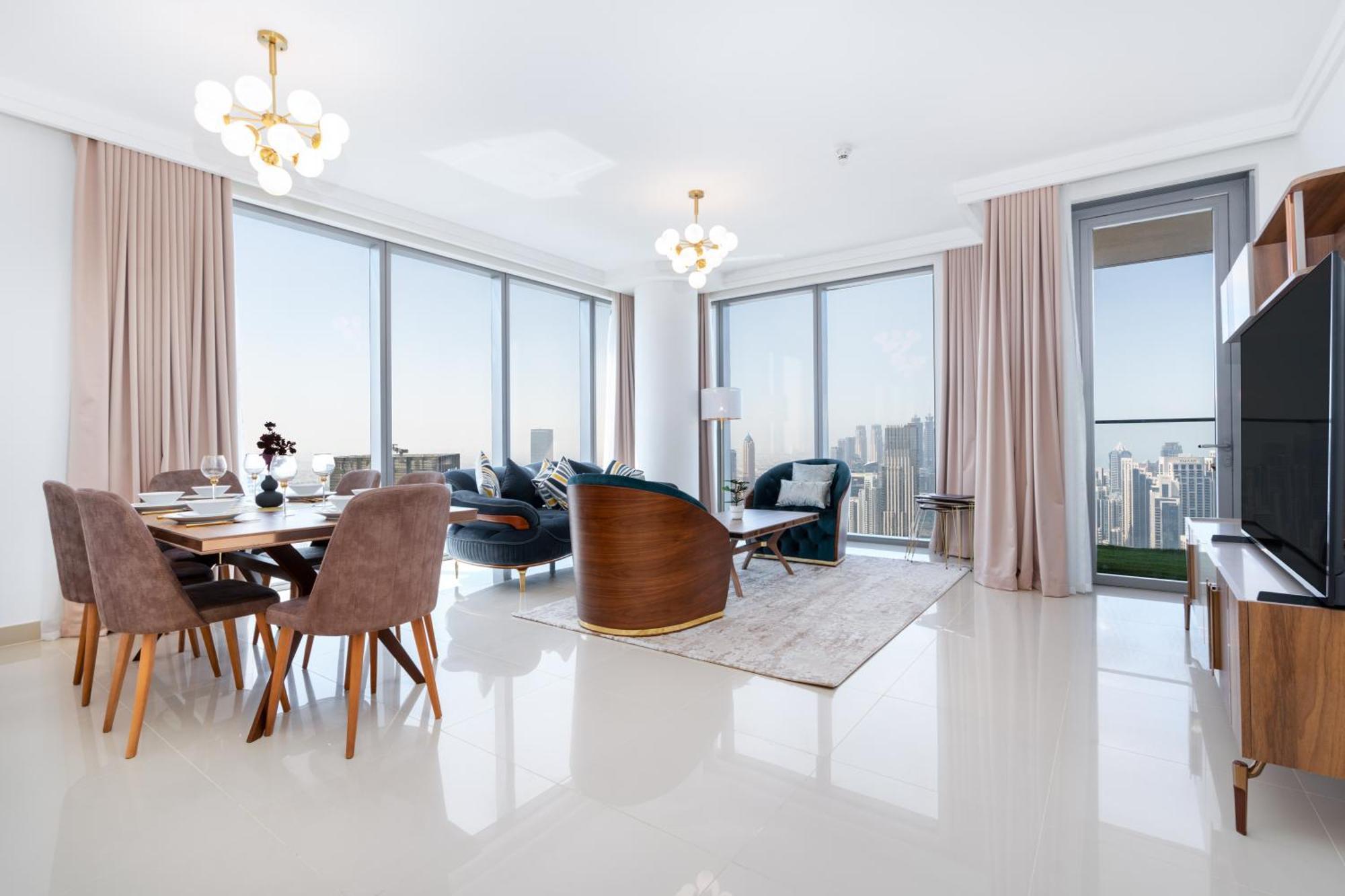 Lux Apt-Burj View Opp. Dxb Mall Дубай Екстериор снимка
