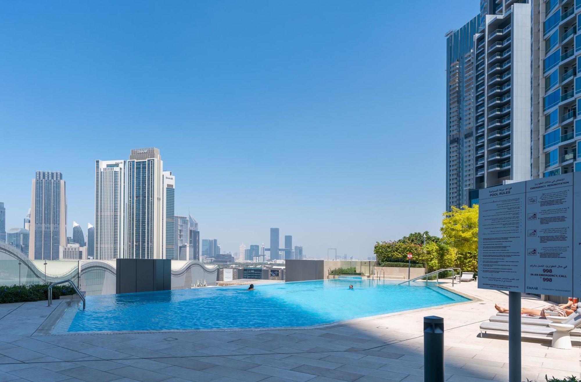 Lux Apt-Burj View Opp. Dxb Mall Дубай Екстериор снимка